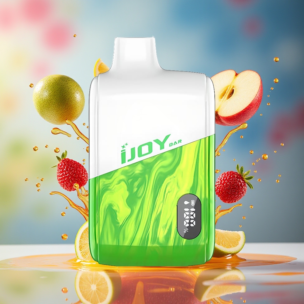 IJOY Bar IC8000 Engangs Vape Eplejuice Norge Engros 18ml 8000 Puffs