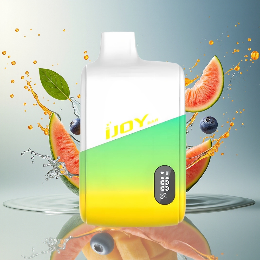 IJOY Bar IC8000 Engangs Vape Mango Melon Blåbær Norge Engros 18ml 8000 Puffs