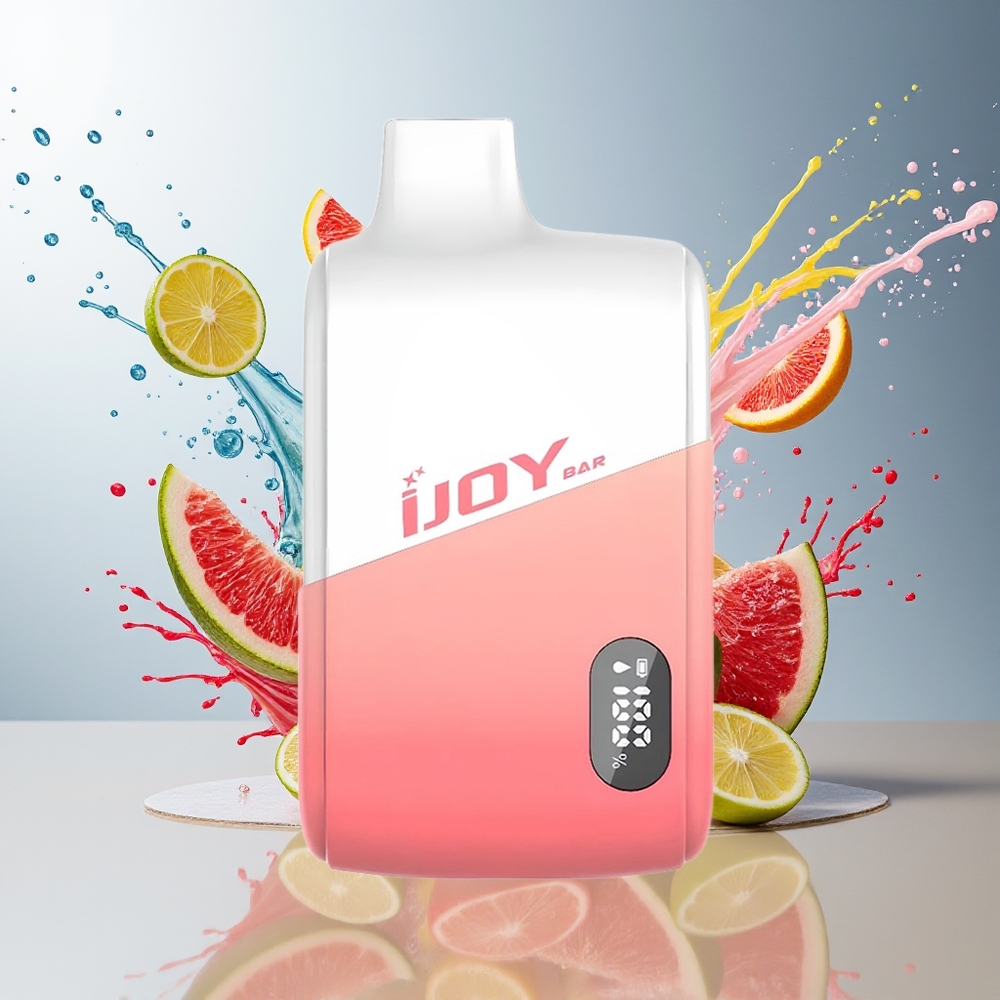 IJOY Bar IC8000 Engangs Vape Sukkerknipling Norge Engros 18ml 8000 Puffs