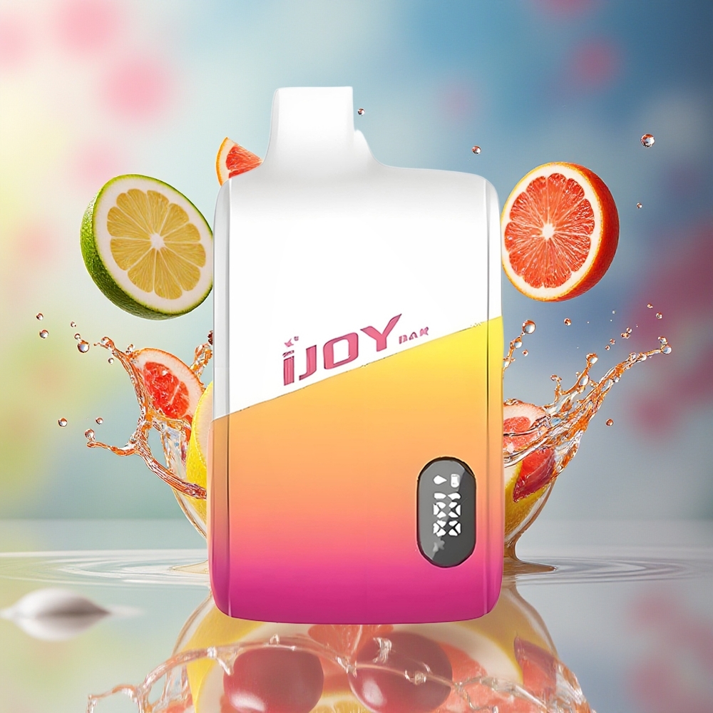 IJOY Bar IC8000 Norge Engros 18ml Kirsebær Sitron 8000 Puffs 650mAh Type-C