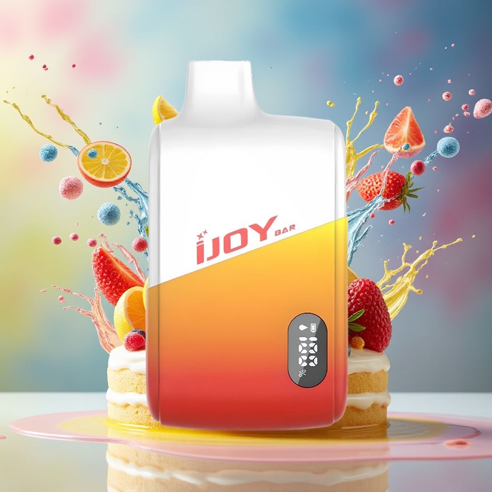 IJOY Bar IC8000 Norge Engros Banan Kake 18ml 8000 Puffs Type-C