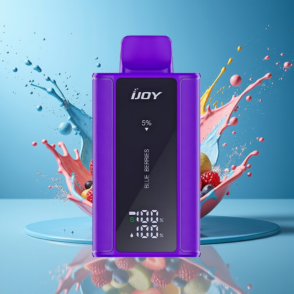 IJOY Captain 10000 Puffs 18ml 5% Blåbær Norge Engros