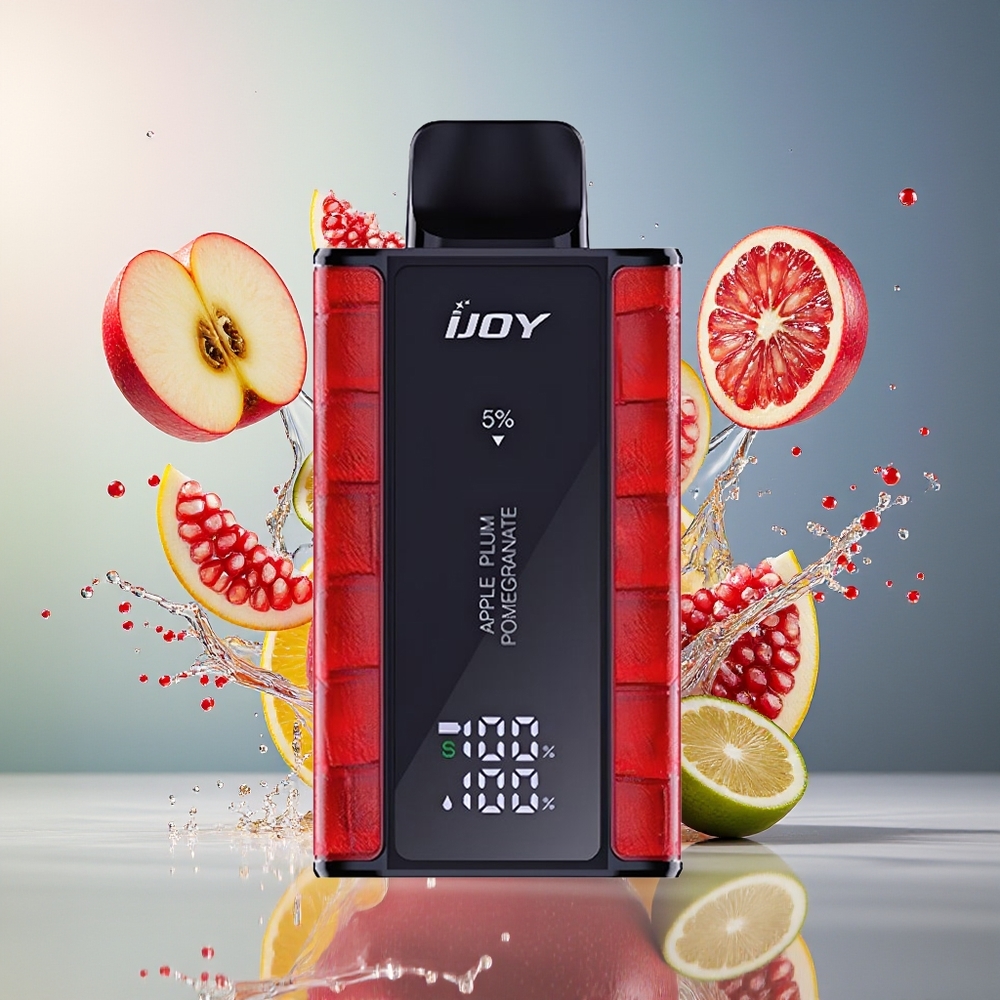 IJOY Captain 10000 Puffs Engangsdamp Norge Engros Eple Granate 18ml 5%
