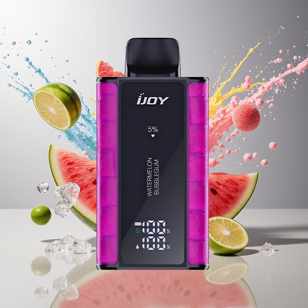 IJOY Captain 10000 Puffs Norge Engros 18ml 5% Nikotin Vannmelon Tyggegummi