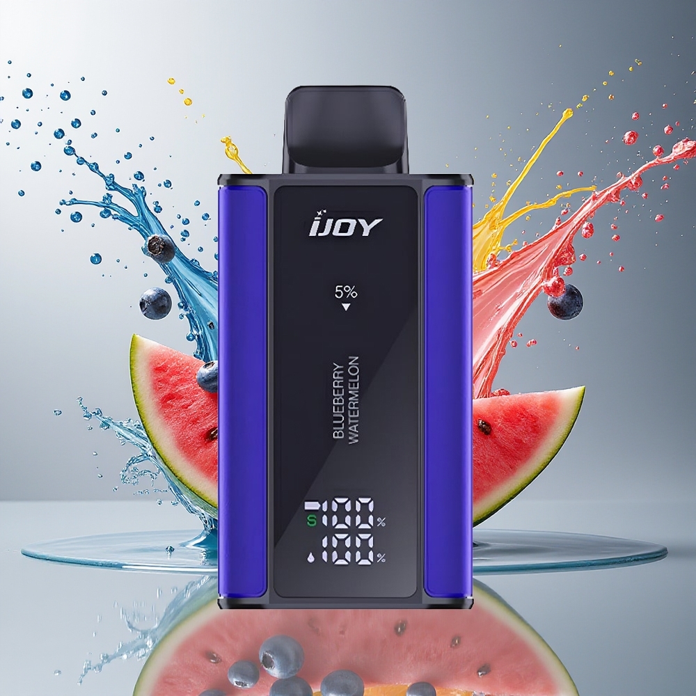 IJOY Captain 10000 Puffs Norge Engros Blåbær Vannmelon 18ml 5% Type-C 650mAh