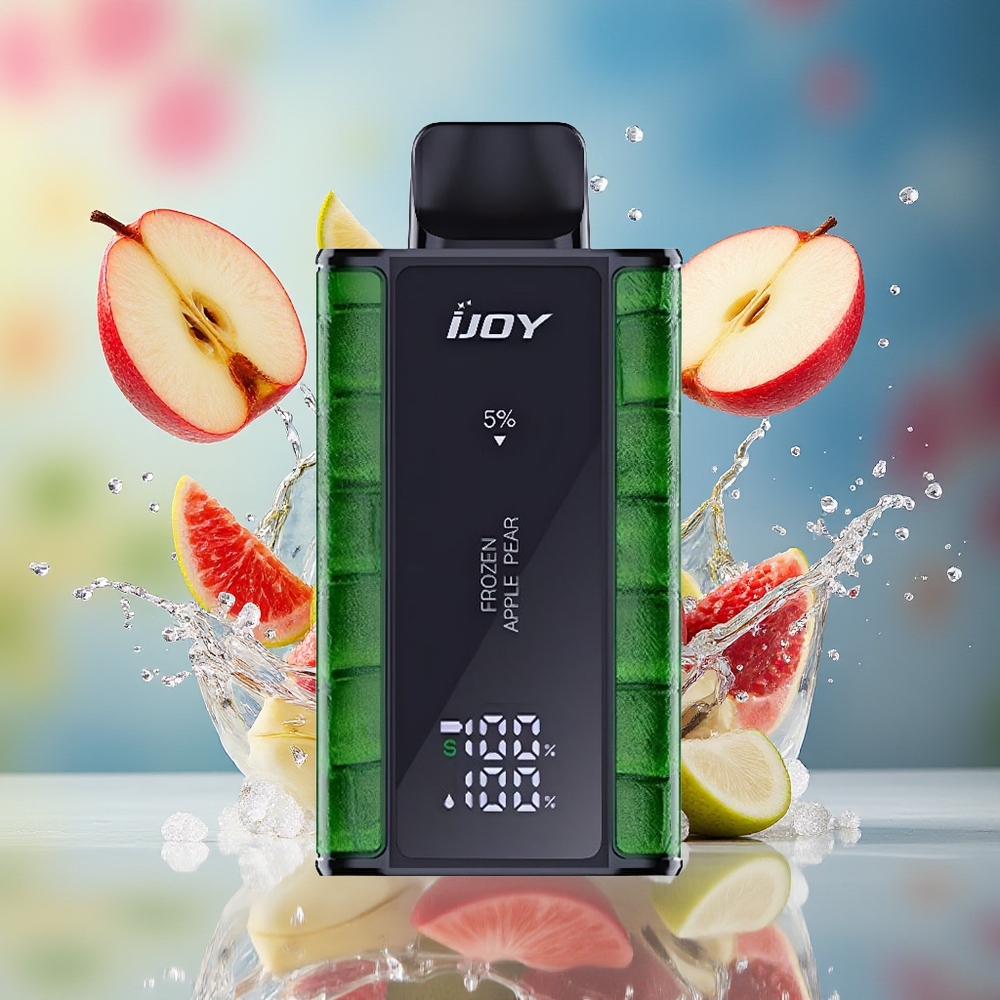 IJOY Captain 10000 Puffs Norge Engros Frosset Eple Pære 18ml 5% Nikotin