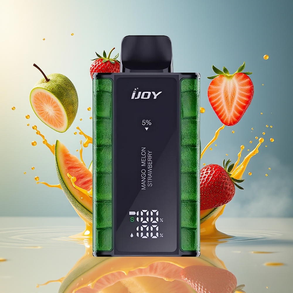 IJOY Captain 10000 Puffs Norge Engros Mango Melon Jordbær 18ml 5% Nikotin Type-C
