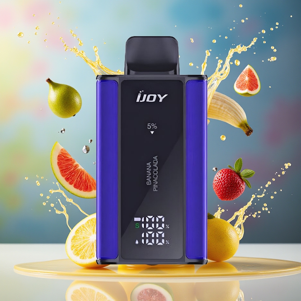 IJOY Captain 10000 Puffs Norge Engros Type-C Lader 18ml Banan Pinacolada 5% Nikotin