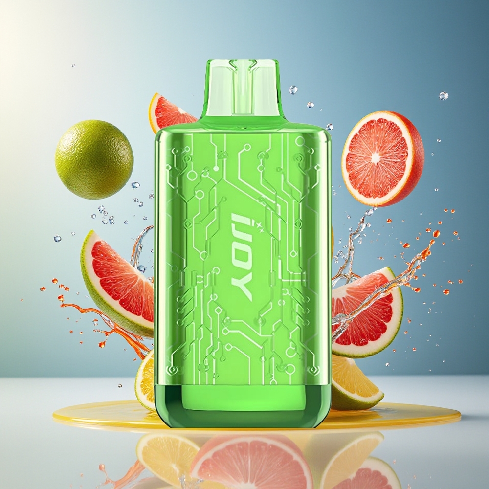 IJOY CYBER 5000 Puffs Engangs Vape Sitron Godteri Is Norge Engros 13ml 550mAh