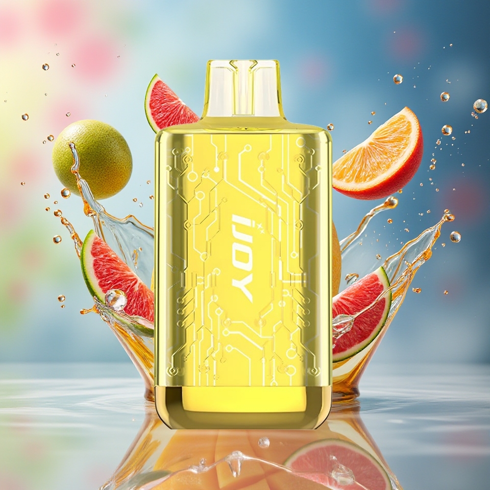 IJOY CYBER 5000 Puffs Norge Engros 13ml Mango Is Engangsdamper 1.0 Ohm Dual Coil