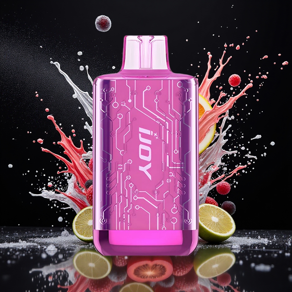 IJOY CYBER 5000 Puffs Norge Engros Svartbær 13ml 550mAh Type-C 1.0 Ohm