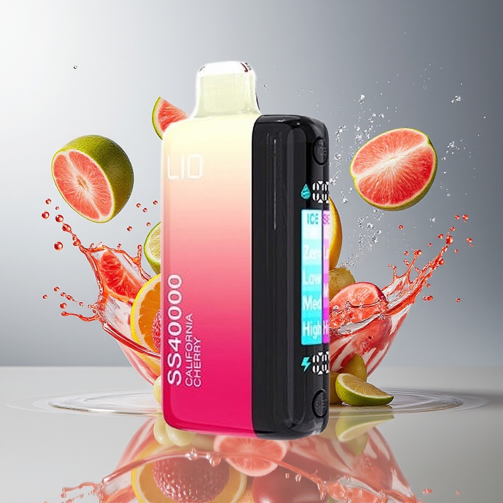 IJOY LIO SS40000 40000 Puffs 22ML Engros Norge California Kirsebær