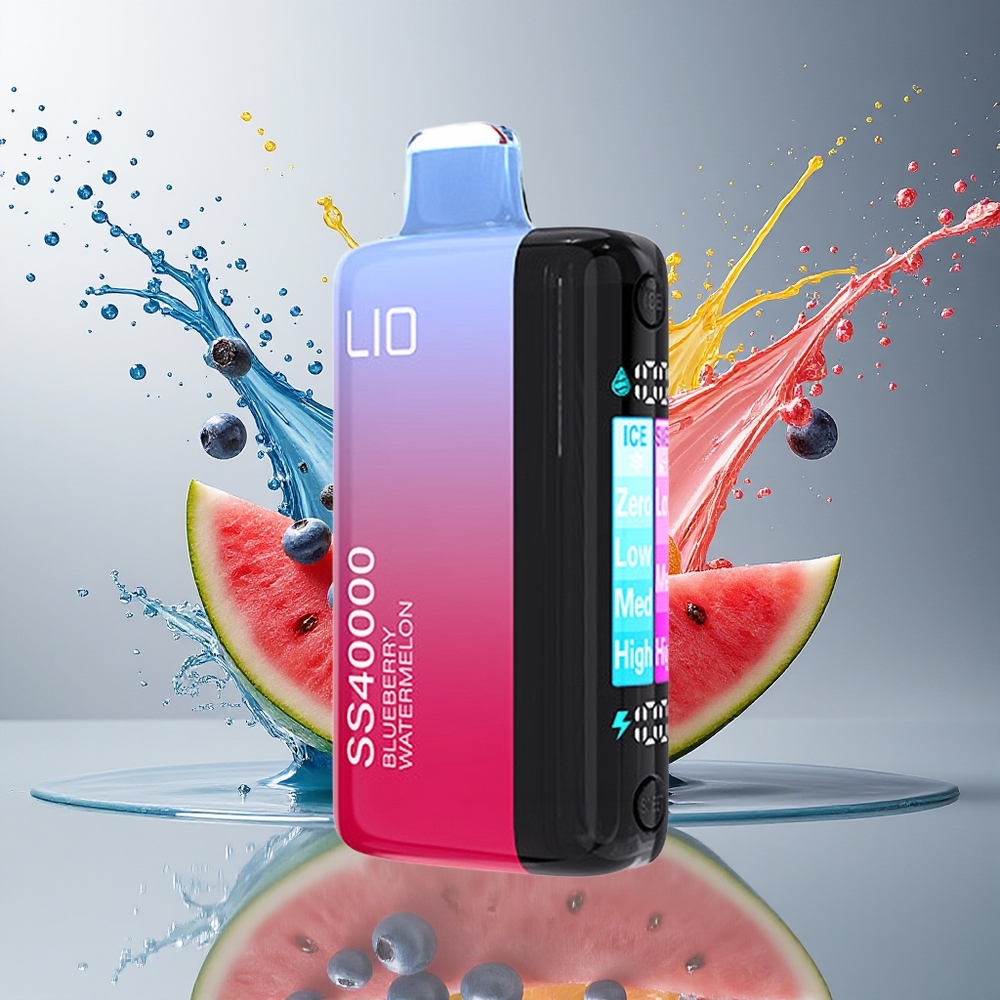 IJOY LIO SS40000 Norge Engros 40000 Puffs 22ML Blåbær Vannmelon TYPE-C