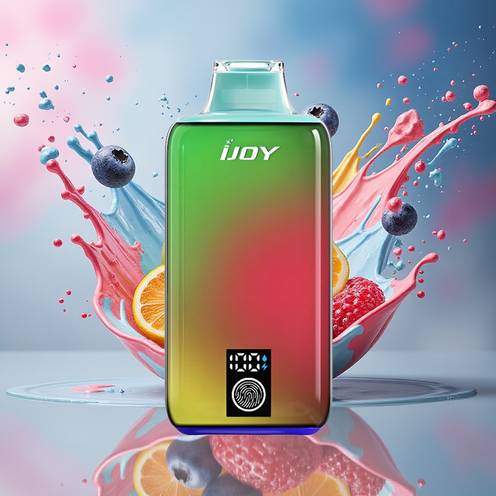 IJOY LUNA 20000 Puffs Engangsdamper Blåbærtørk med 20ML og TYPE-C Norge Engros