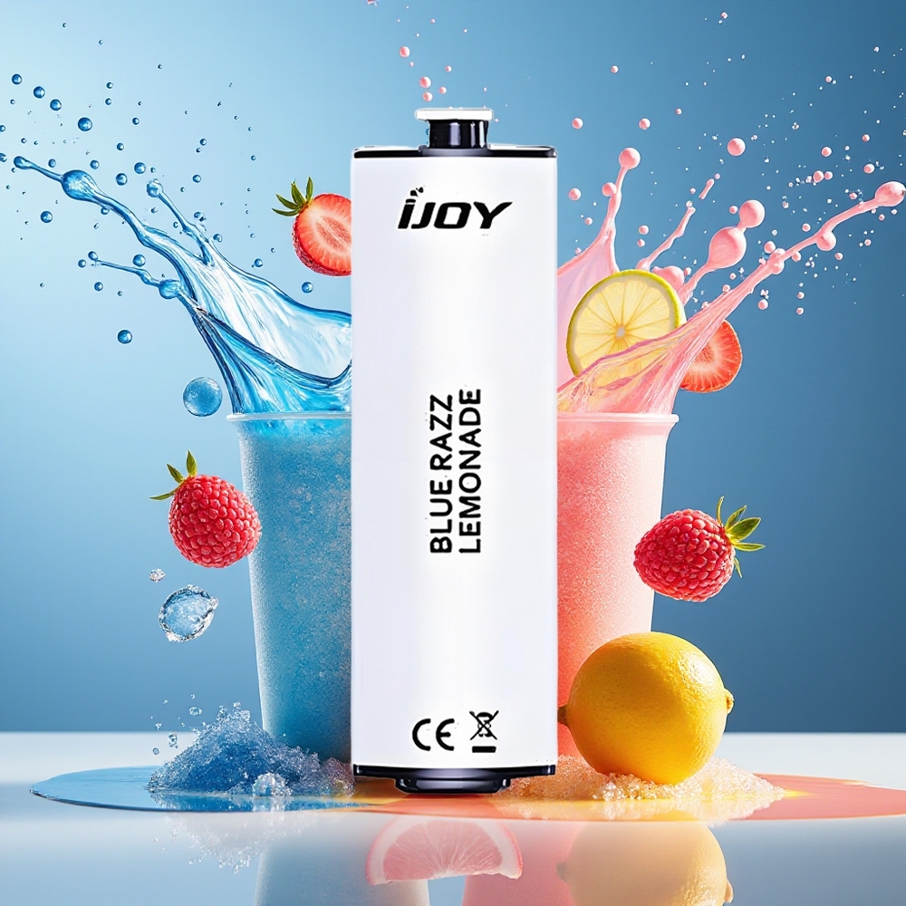 IJOY Mars Cabin 2800 Puffs Engangs Vape Blå Norge Engros 1.0 Ohm Mesh Coil TYPE-C