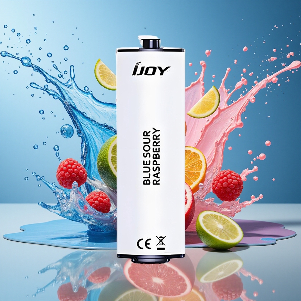 IJOY Mars Cabin 2800 Puffs Engangs Vape Blå Norge Engros 1.0 Ohm Mesh Coil TYPE-C