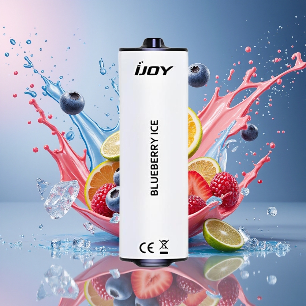 IJOY Mars Cabin 2800 Puffs Engangs Vape Blå Norge Engros 1.0 Ohm Mesh Coil TYPE-C