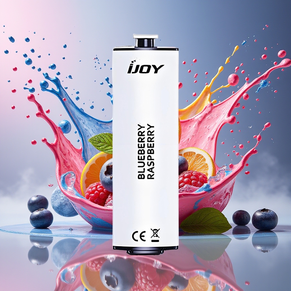 IJOY Mars Cabin 2800 Puffs Engangs Vape Blå Norge Engros 1.0 Ohm Mesh Coil TYPE-C