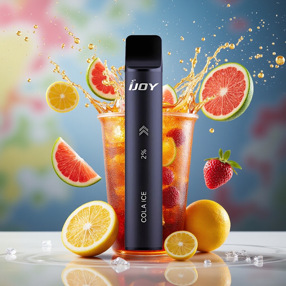 IJOY Mars Cabin 600 Puffs Engangs Vape Svart Norge Engros 2ml 100mAh Type-C