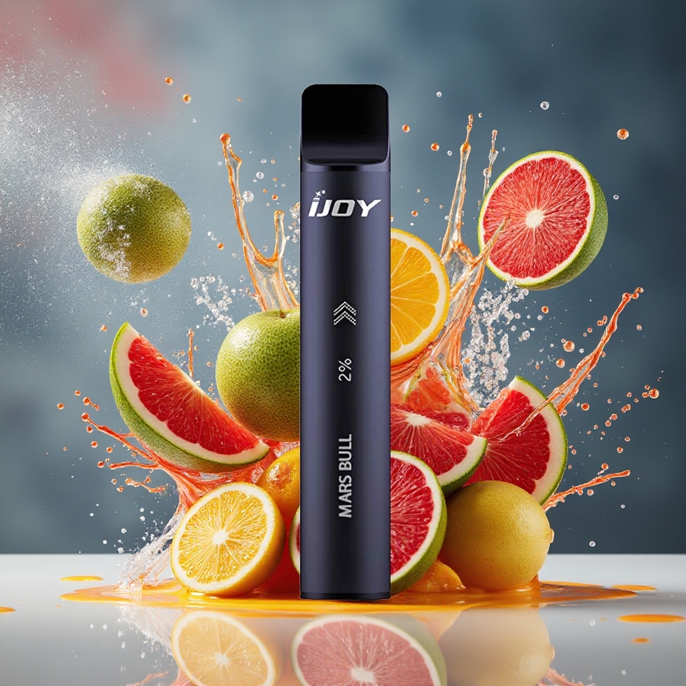 IJOY Mars Cabin 600 Puffs Engangs Vape Svart Norge Engros 2ml 100mAh Type-C