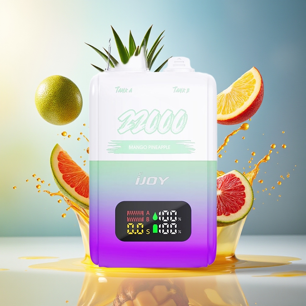 IJOY SD 22000 Puffs Norge Engros Mango Ananas PC+TPU 30ML 50mg Type-C