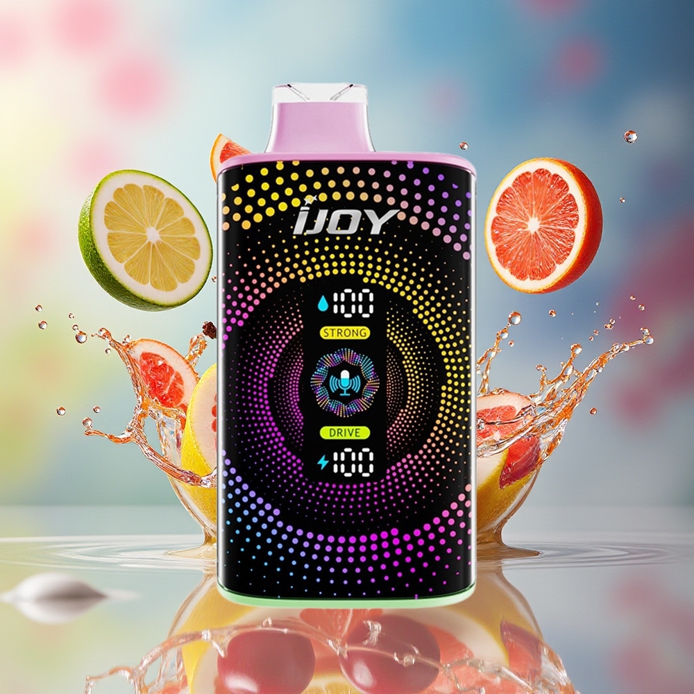 IJOY SD 40000 Puffs 20ML 750mAh Norge Engros Kirsebær Sitron