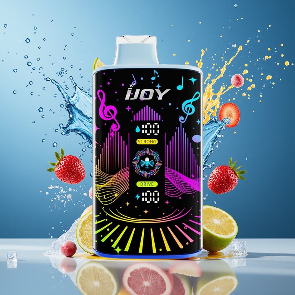 IJOY SD 40000 Puffs Norge Engros Justerbar Effekt Blåbær Is 20ML 5%