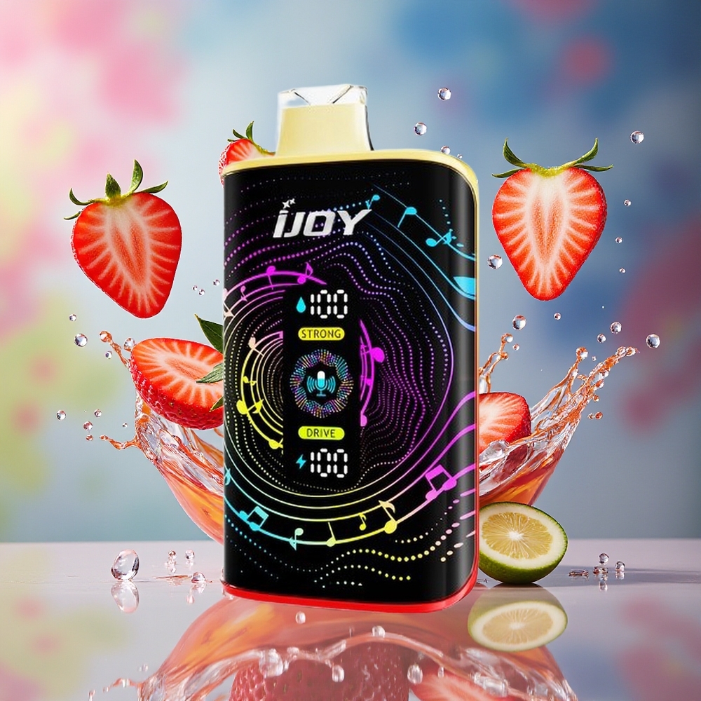 IJOY SD 40000 Puffs Norge Engros Justerbar Luftstrøm 20ML Jordbær Mango 5% Nikotin