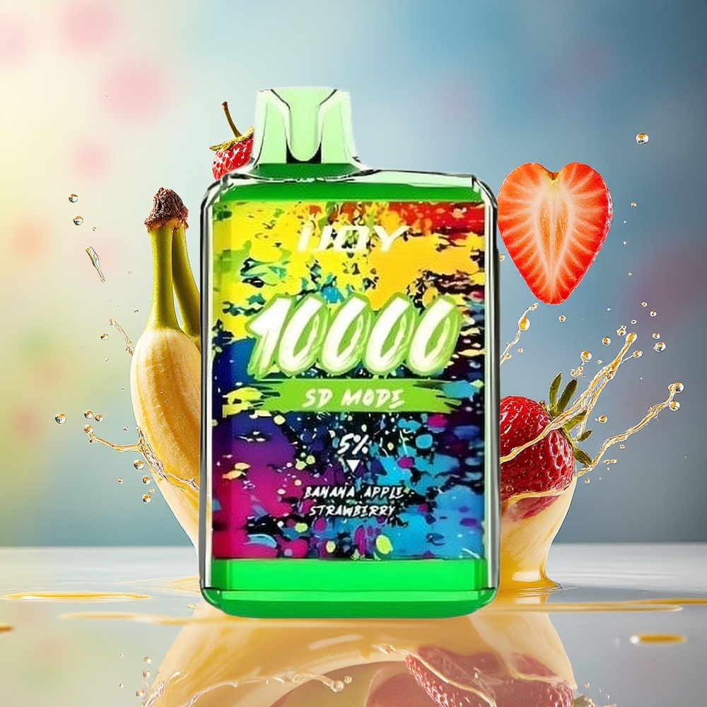 IJOY SD10000 20ml 5% Nikotin Banan Eple Jordbær Norge Engros