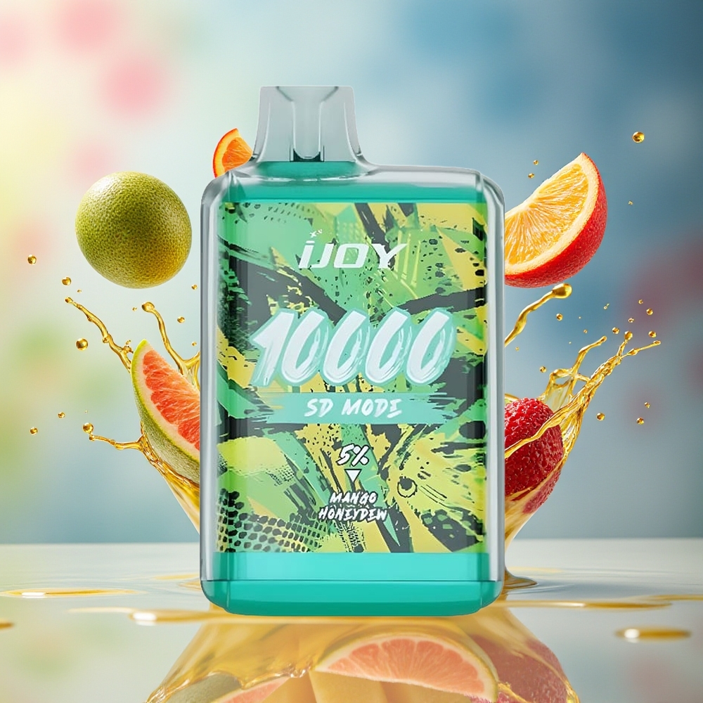 IJOY SD10000 Norge Engros 20ml 5% Mango Honningmelon Justerbar Effekt Type-C