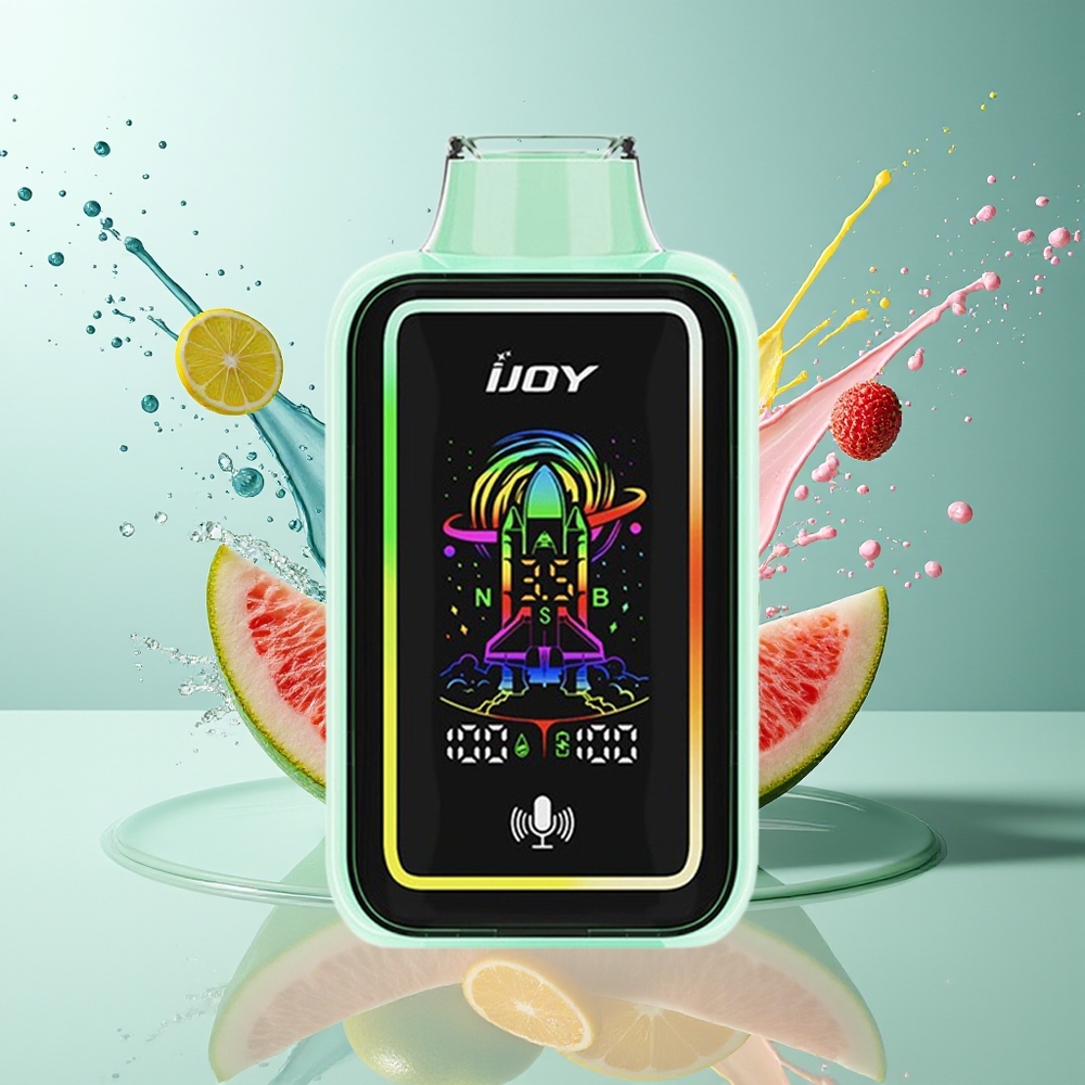 IJOY URANUS 25000 Puffs Justerbar Effekt & Luftstrøm 20ML Miami Mynte Norge Engros