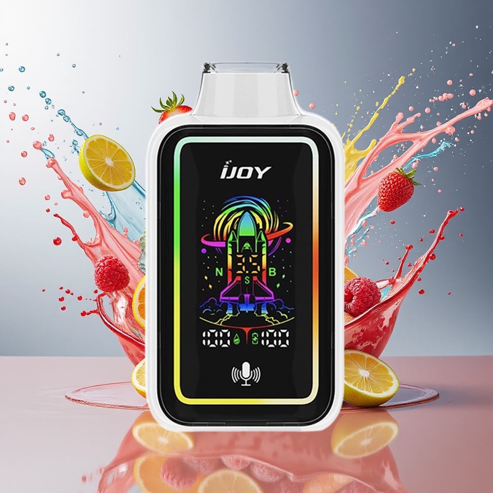 IJOY URANUS 25000 Puffs Justerbar Luftstrøm 20ML Type-C Norge Engros Sur Bær