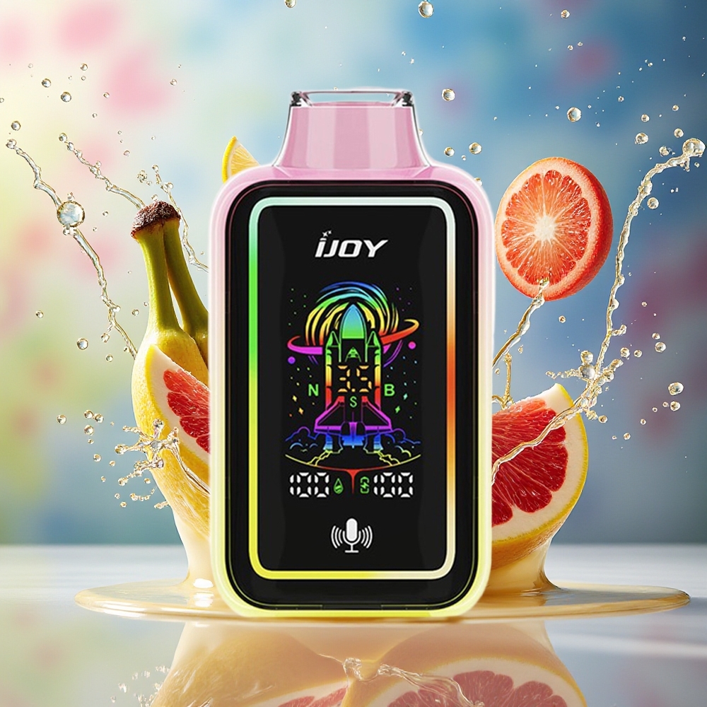 IJOY URANUS 25000 Puffs Norge Engros Justerbar Luftstrøm 850 mAh Type-C Dragon Jordbærbanan