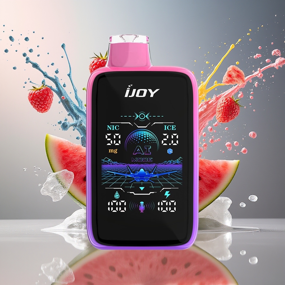 IJOY Uranus Mate 40000 Puffs Norge Engros Justerbar Luftstrøm Bringebær Vannmelon