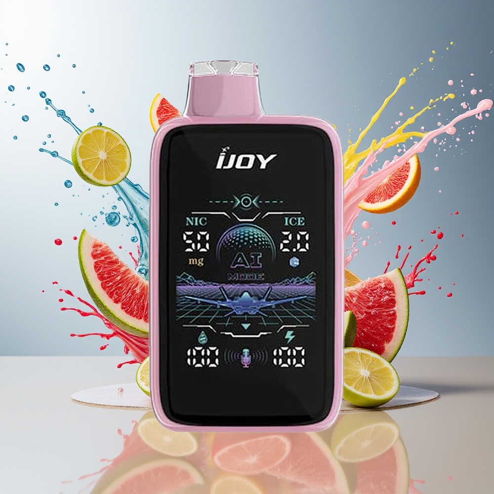 IJOY Uranus Mate 40000 Puffs Norge Engros Tykk Røyk Justerbart Luftstrøm TYPE-C Batteri 1100MAH Godteri