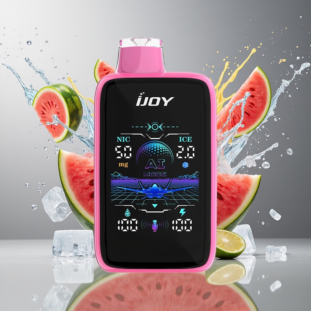 IJOY Uranus Mate 40000 Puffs Norge Engros Vannmelon Is Justerbar Luftstrømming 20ML TYPE-C