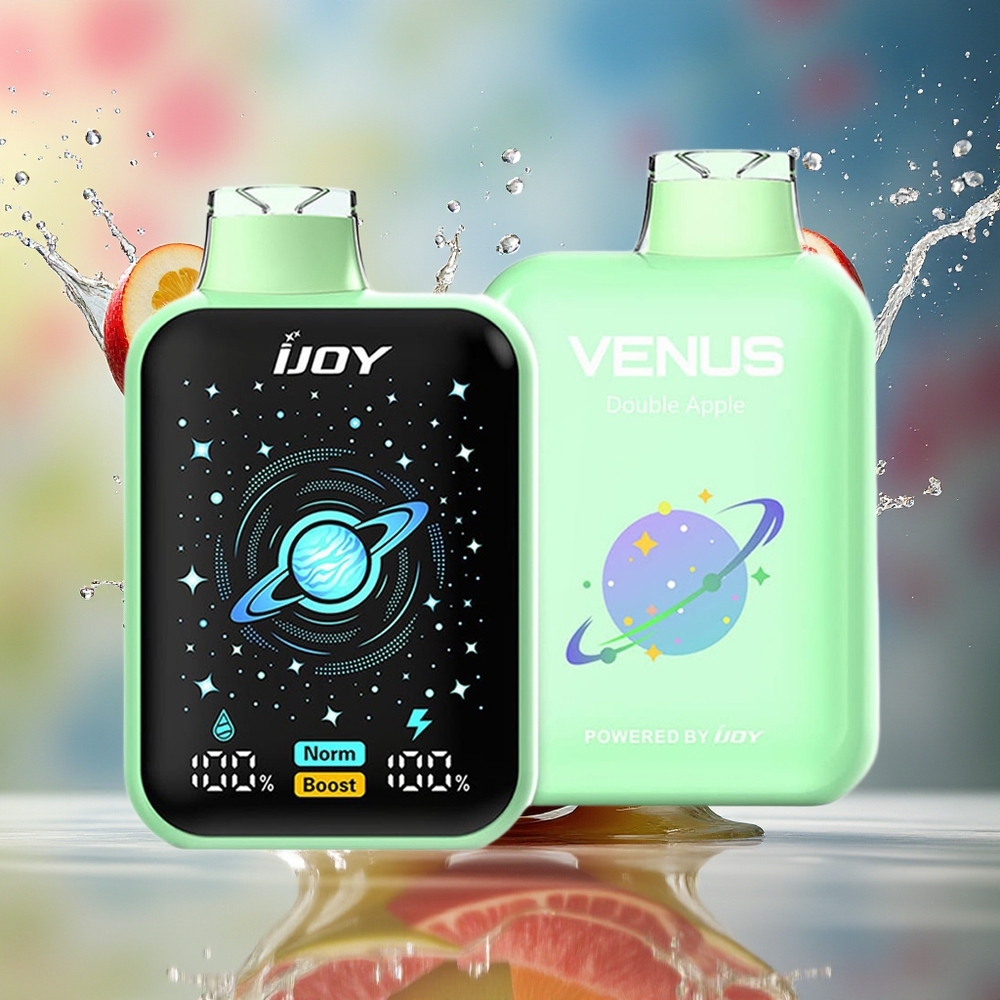 IJOY VENUS 25000 Puffs Engangsdamp Dobbel Eple Norge Engros 20ML 900mAh TYPE-C