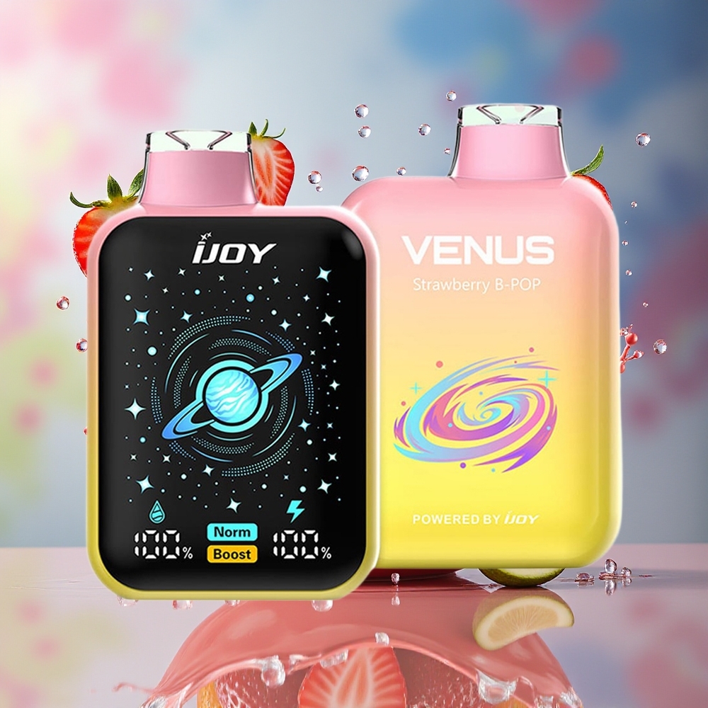 IJOY VENUS 25000 Puffs Norge Engros 20ML Jordbær B Pop TYPE-C 900mAh