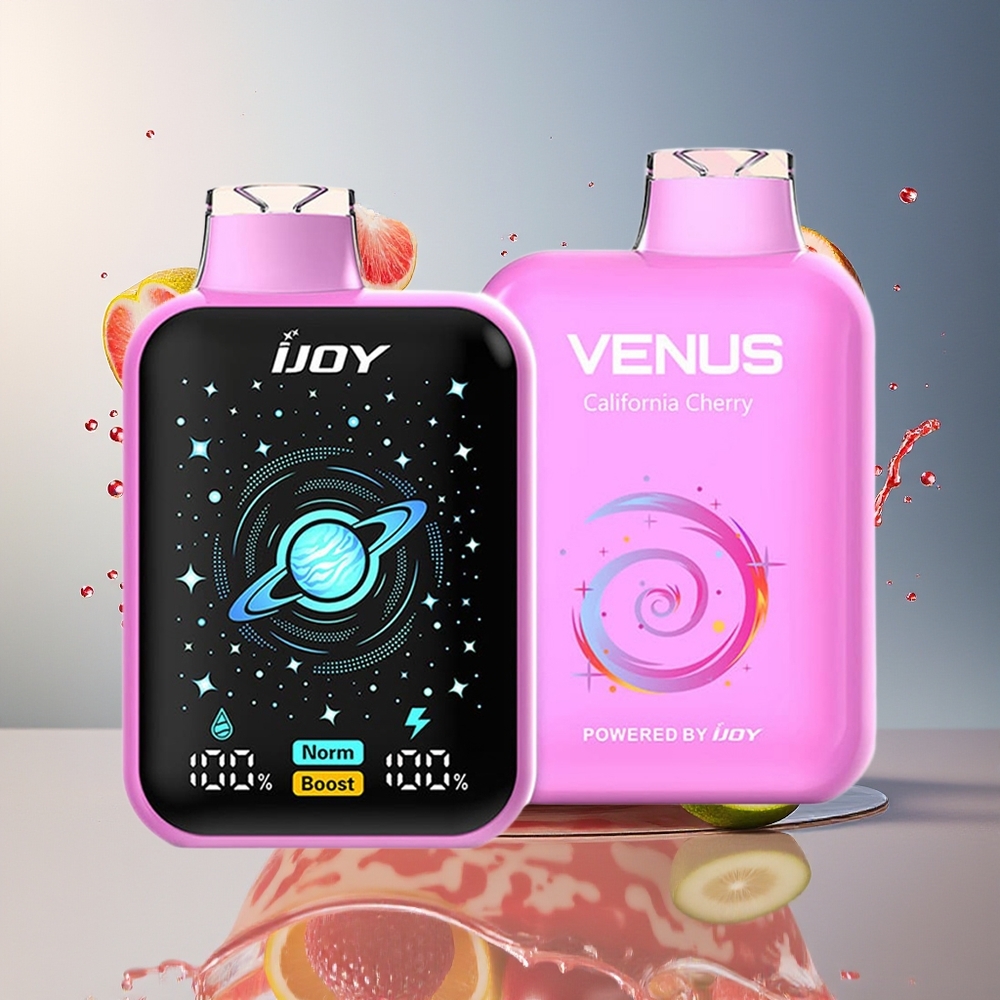 IJOY VENUS 25000 Puffs Norge Engros Engangs Vape California Kirsebær 20ML 900mAh TYPE-C