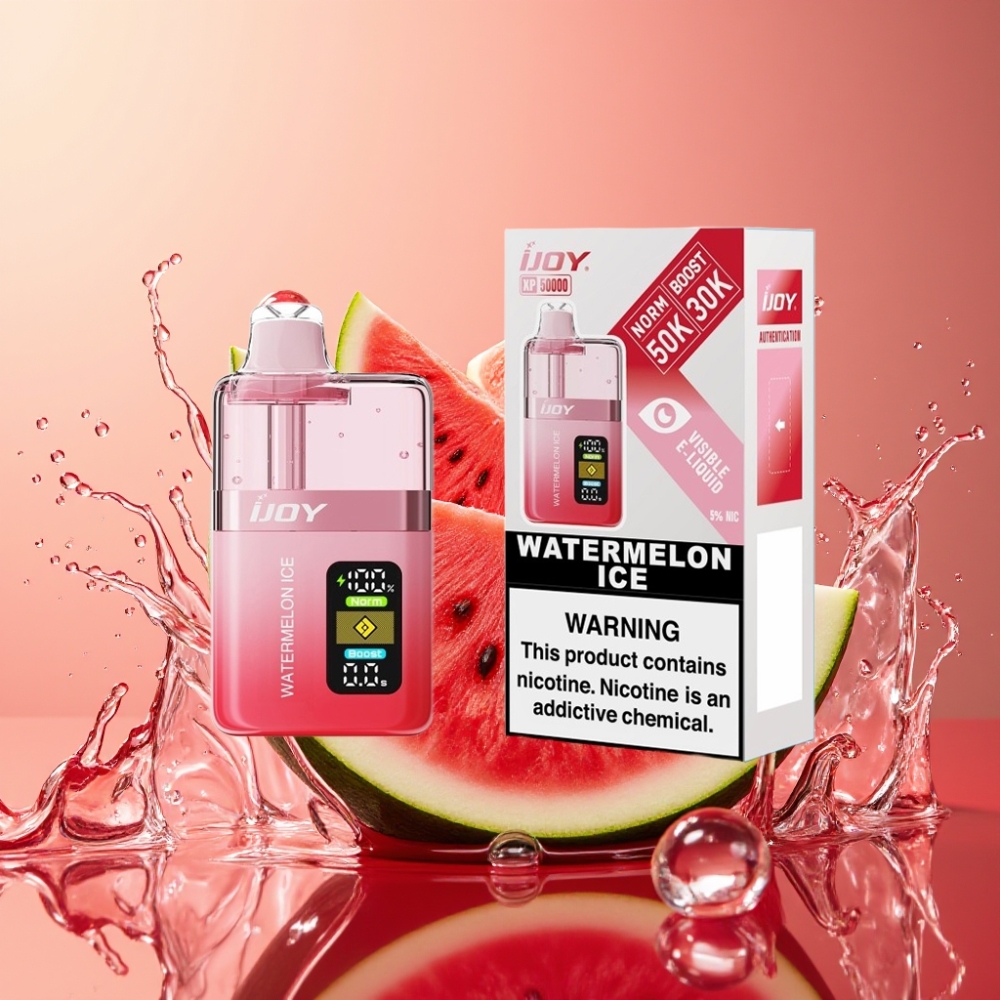 IJOY XP50000 Norge Engros 50000 Puffs 50mg/ml 1000mAh Type-C Vannmelon Is