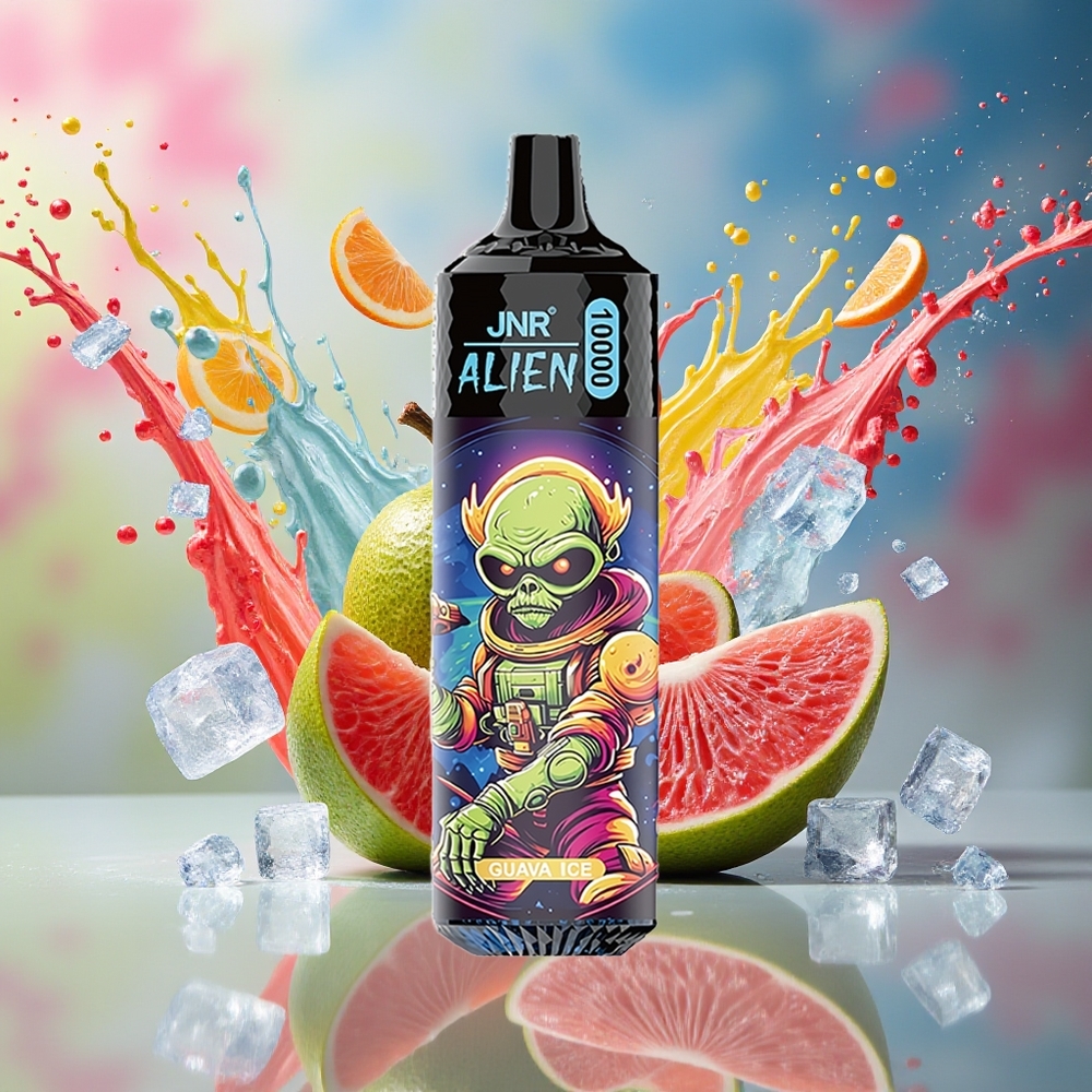 JNR Alien 10000 Puffs Norge Engros 850mAh RGB LED Guais-is