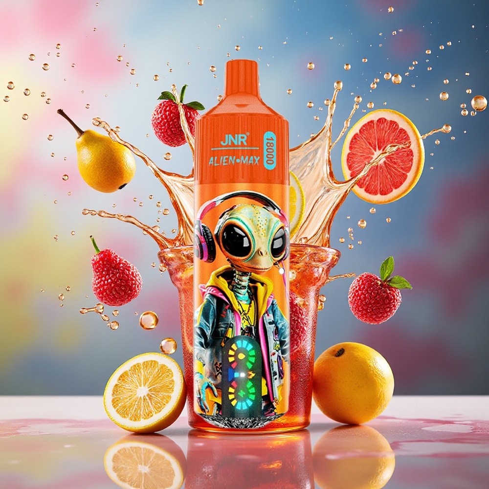 JNR Alien Max 18000 Puffs Norge Engros Smart LED Dual Mesh 28ml Fizzy Kirsebær Cola
