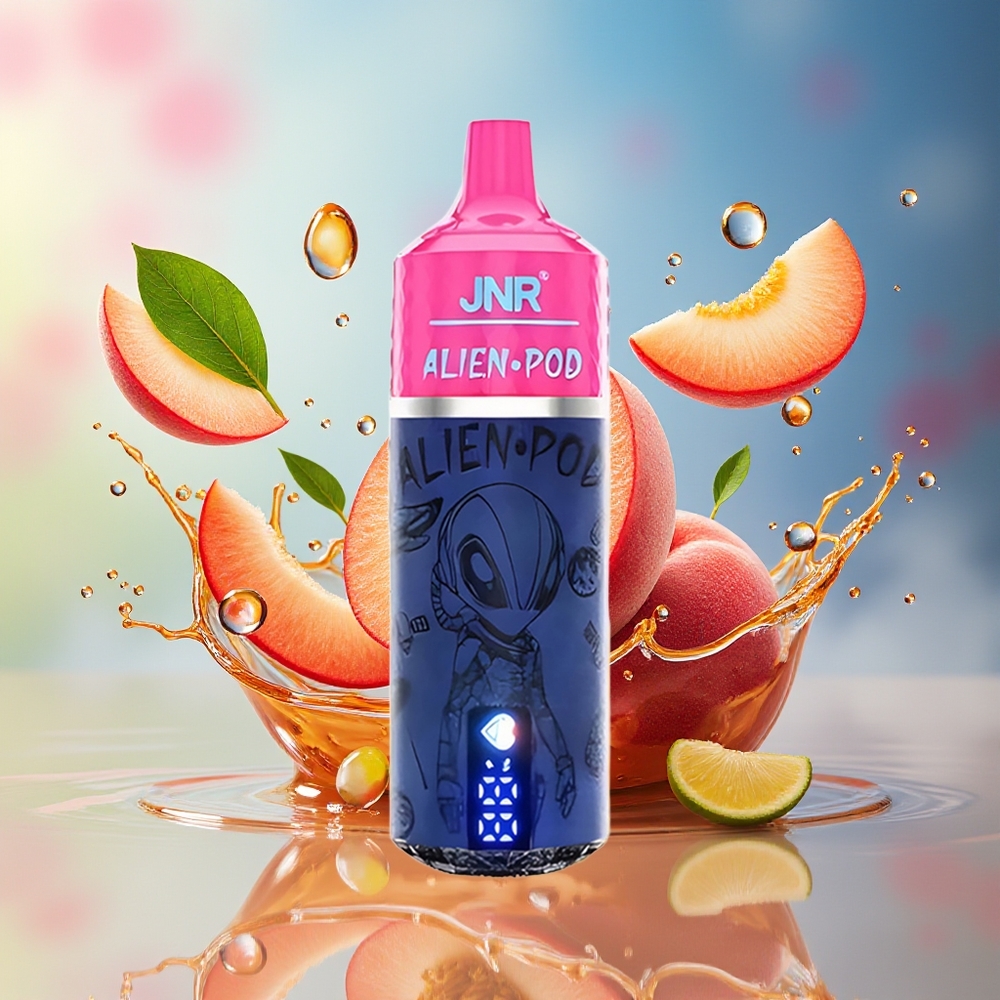 JNR Alien Pod 13000 Puffs Norge Engros Display Mesh Type-C 20ml Saftige Ferskener