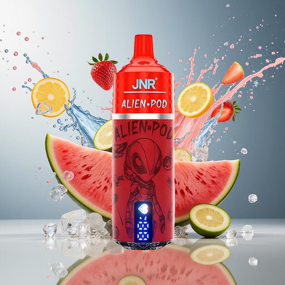 JNR Alien Pod 13000 Puffs Norge Engros Jordbærvanmelon Is Mesh Core Type-C 20ml
