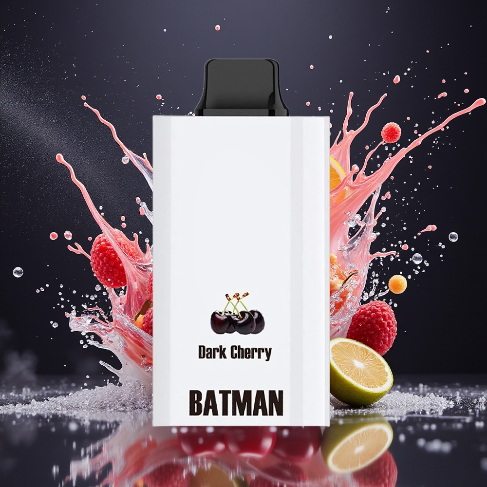 JNR Batman 11000 Puffs 850mAh 20ml Dual Mesh Coil Type-C Mørk Kirsebær Norge Engros