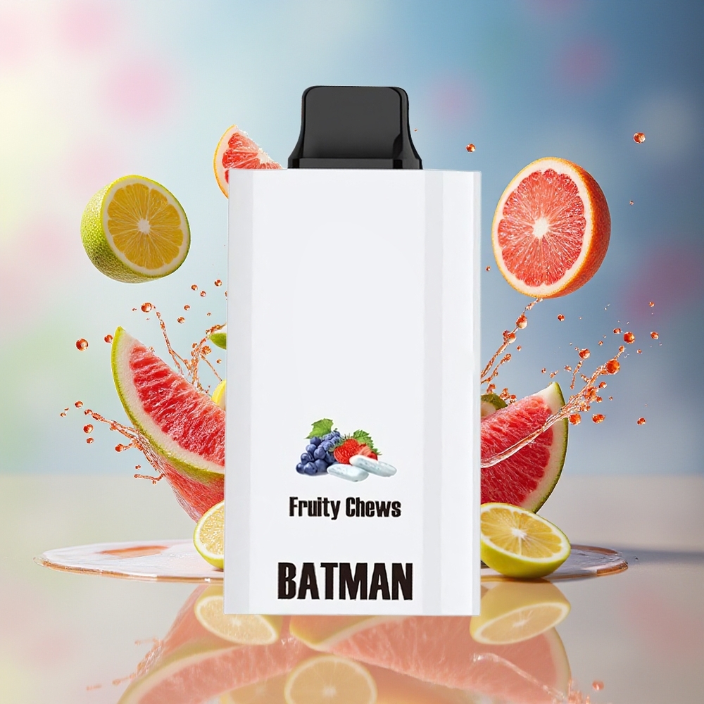 JNR Batman 11000 Puffs 850mAh 20ml Type-C Dual Mesh Coil Norge Engros Fruktige Tyggis