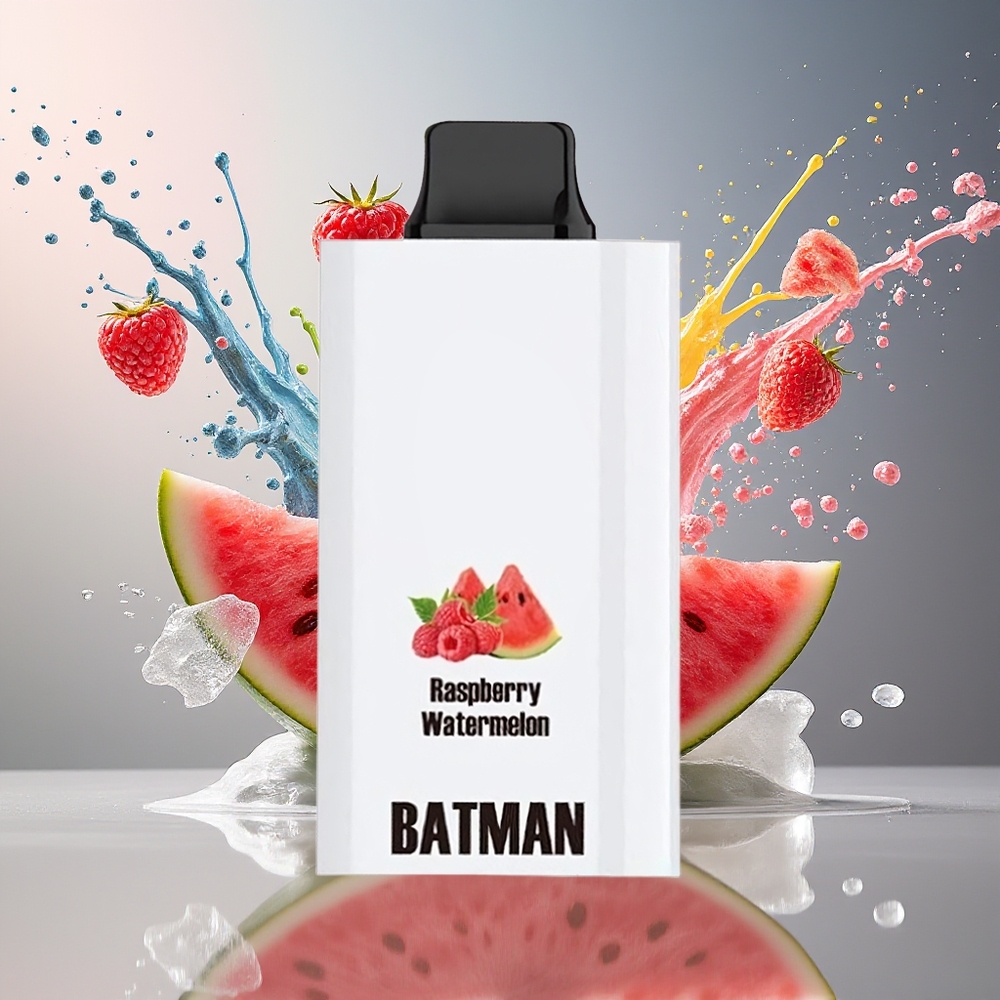 JNR Batman 11000 Puffs 850mAh Type-C Dual Mesh Bringebær Vannmelon Norge Engros