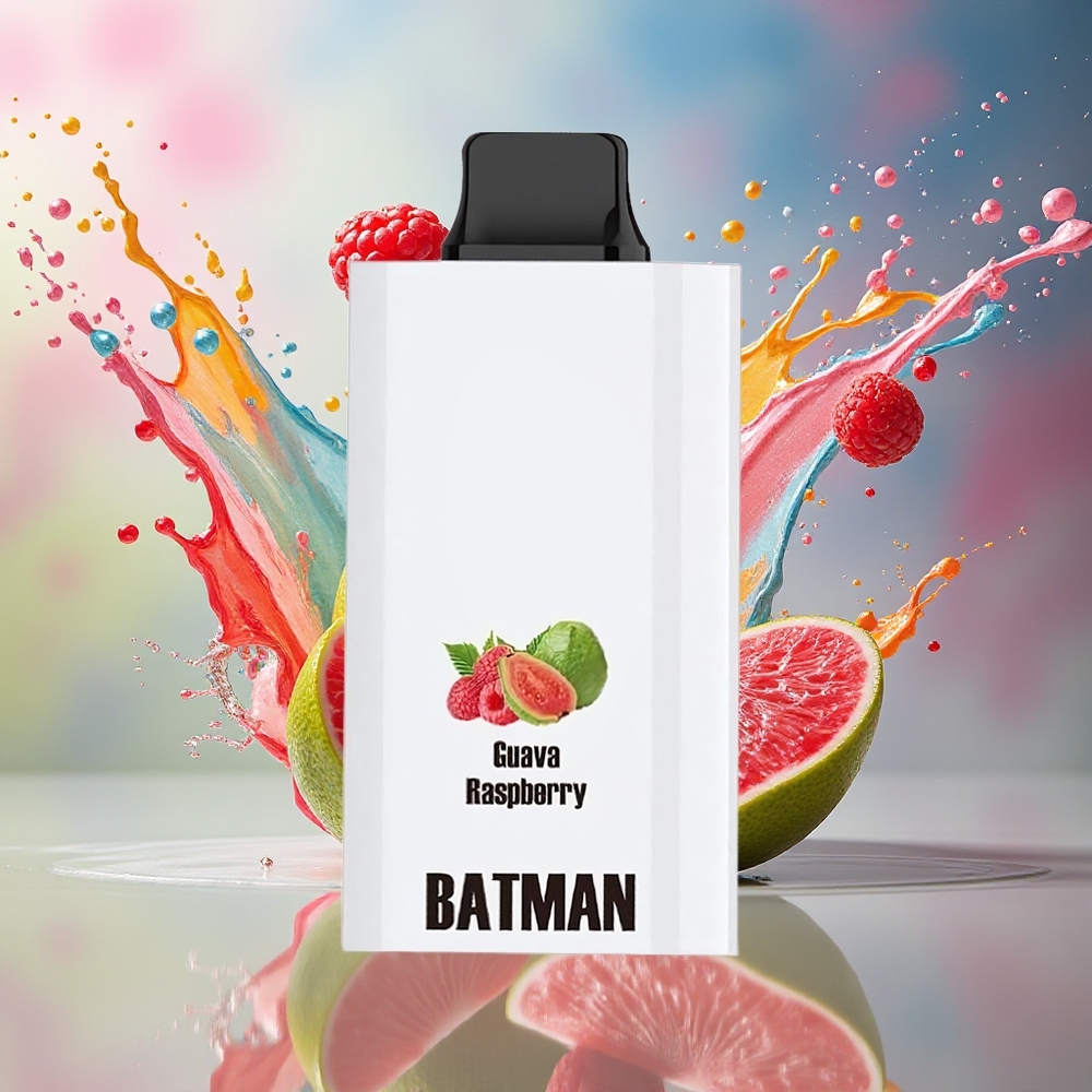 JNR Batman 11000 Puffs 850mAh Type-C Norge Engros Guava Bringebær