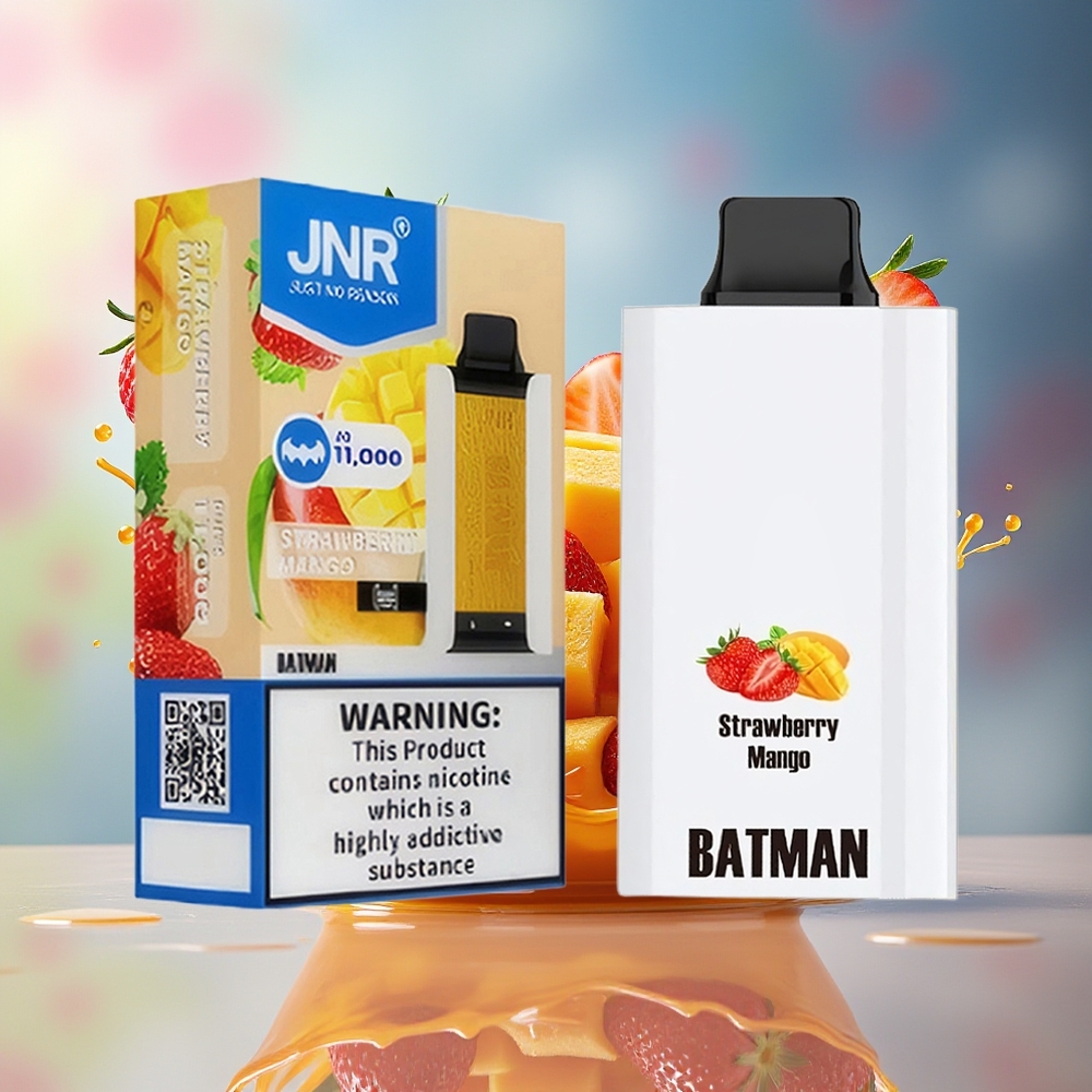 JNR Batman 11000 Puffs 850mAh Type-C Norge Engros Jordbær Mango