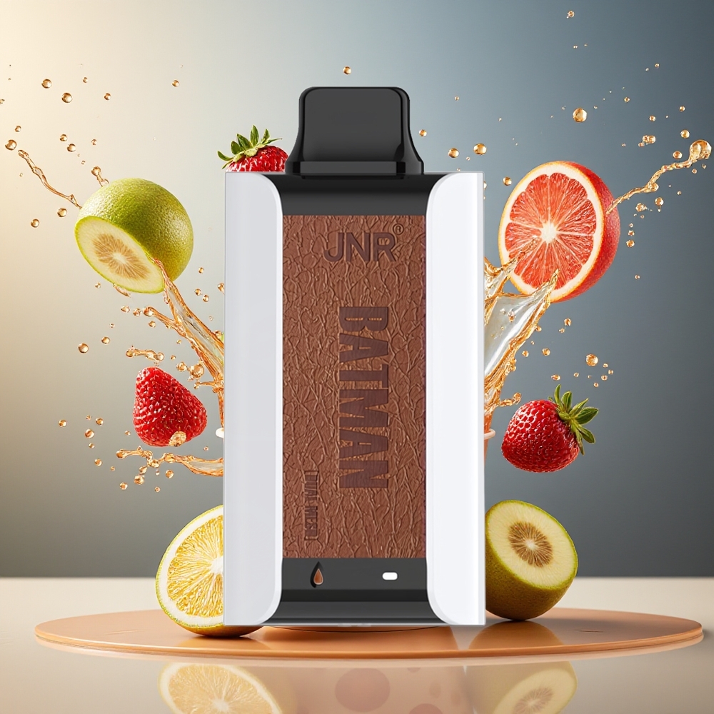 JNR Batman 11000 Puffs Norge Engros 850mAh 20ml 0/2/5% Dual Mesh Coil Type-C Smooth Kaffemelk